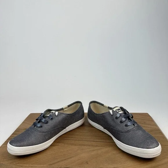 New NIB Womens Keds Champion Matte Metallic Blue Shoes Sneakers Size 6.5 M - Picture 5 of 8